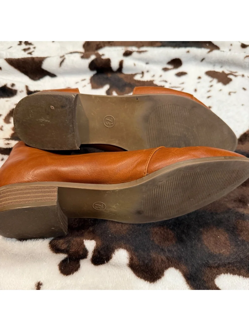 Universal‎ Thread Cognac D’Orsay Pointed Toe Flats Women’s 7.5